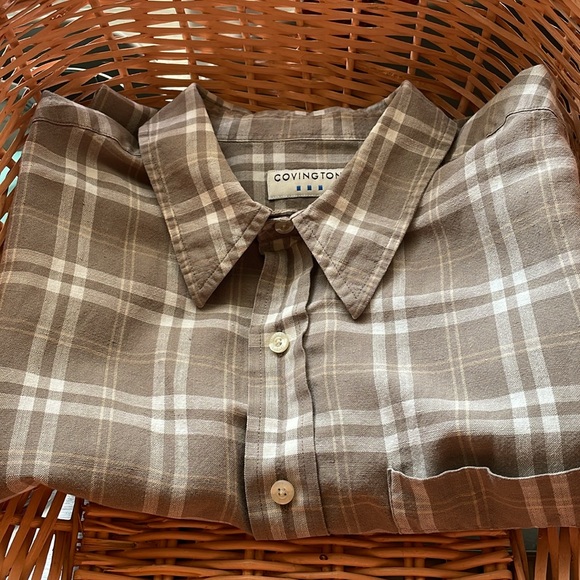 Covington Men’s Sz L Short Sleeve Business Casual Shirt - Picture 5 of 5